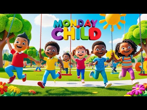 "🎶🌈 Monday Child Magic: Fun Nursery Rhymes and Adventures for Kids! | Sing & Learn!"