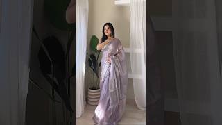 Myntra Saree haul | saree for Farewell / Bridesmaid #myntrafinds #sareehaul #farewellsaree #shorts