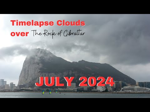 Clouds (and sky) Over The Rock of Gibraltar, July 2024