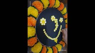 Haldi kumkum rangolii kumkum decoration#ahangoli #hldkumkum #hadikunku #haldikumkumrangoli