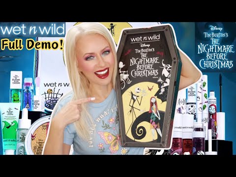 Wet n Wild x Nightmare Before Christmas PR Box Demo + Review