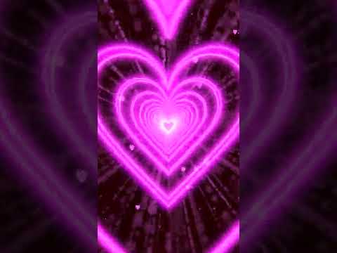 neon light love 💖Pink Heart Tunnel | Animated Background | Wallpaper Heart | Neon Heart Tunnel