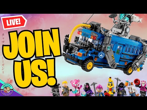 Fortnite x LEGO: Epic Build & Chill Live Stream!