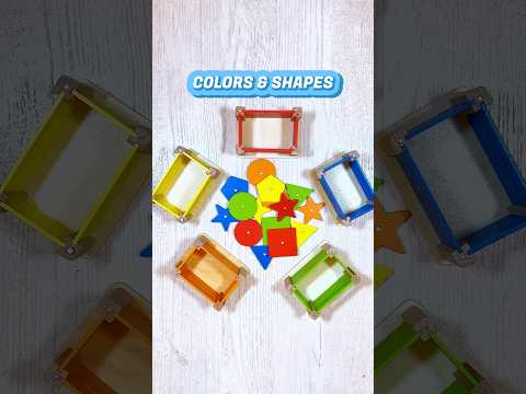 Colors & Shapes Sorting Game for Toddlers | Early Childhood Learning Videos #shorts