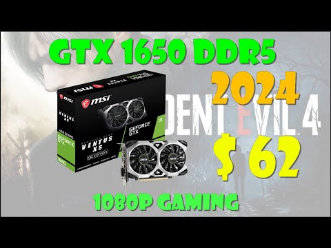 GTX 1650 DDR5 Gaming Benchmark in 2023-2024 Games! $62 bucks GPU