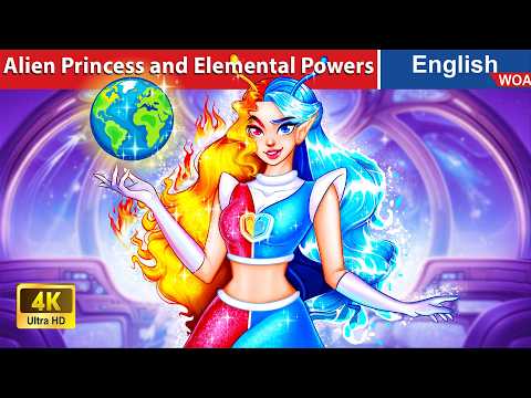 Alien Princess and Elemental Powers 💫✨🌎 English Storytime 💥🌛 Fairy Tales @WOAFairyTalesEnglish