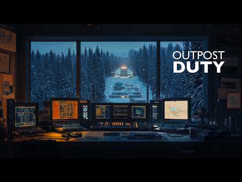 ALONE: Winter Mission Outpost | Dark Ambient Focus Music 4K