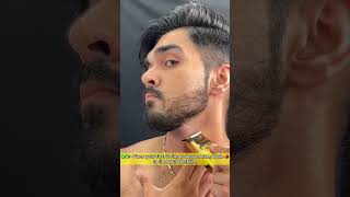 How to Shape up your Beard at Home?🧔🏻#dailyshorts #beard #grooming #beardstyle #mensgrooming #tips