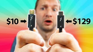 I tried a cheap and expensive Thunderbolt 4 cable