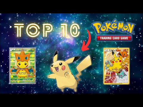 Top 10 EXPENSIVE Pikachu Pokémon Cards ⚡️#top10 #pikachu #pokemon