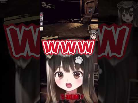 先輩が引きずられて爆笑する犬後輩 #新人vtuber