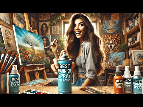 🎨 Best Varnish Spray for Acrylic Paint | Bluebird Painting Non-Yellowing Non-Toxic Anti 🎨