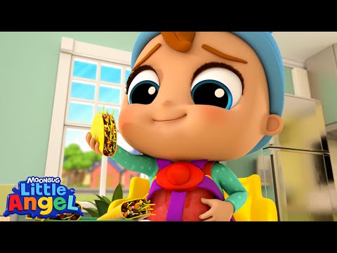 Wash Your Hands Before You Eat! 🫧 | Little Angel | Nursery Rhymes