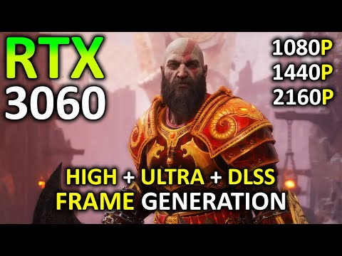 God of War Ragnarok on RTX 3060 12GB | Ultra Settings + DLSS FG | 1080p - 1440p - 4k | 2024