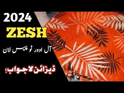 Buy Original ZESH 2pc Lawn Shirt Dupatta & Shirt Trouser