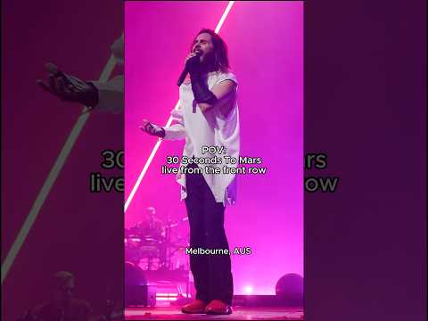 Thirty Seconds to Mars performing ‘Stay’ in Australia