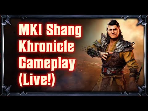 MK1 Shang Tsung Khronicle! - Livestream! - Mortal Kombat: Onslaught