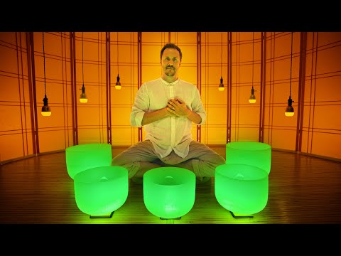 Thymus Gland Heart Chakra Sound Bath  |  Zinc Absorption  |  Crystal Singing Bowl Hormone Cleanse