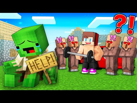 JJ Became Super Strong and Kick Mikey Out in Minecraft (Maizen)