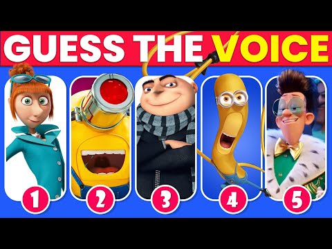 Guess The Despicable Me 4 🍌🤓🔊 Characters By Their Voice...!  | Mega Minion Quiz