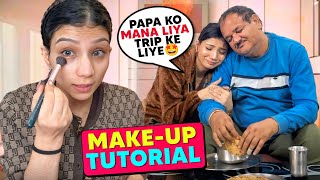 My Makeup Routine 😍 | Makeup Tutorial | Papa Ko Mana Liya Trip Ke Liye