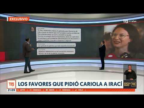 Los chats de Karol Cariola con Iraci Hassler