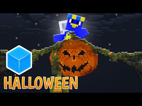 SKYWARS Destruyendo Jugadores en MAPAS De HALLOWEEN MCPE 🎃🔥