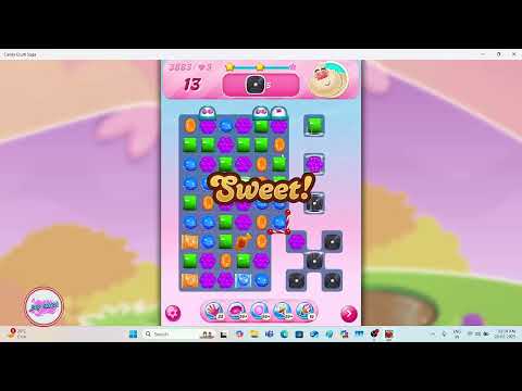 Candy Crush Saga Level 3883 NO BOOSTER