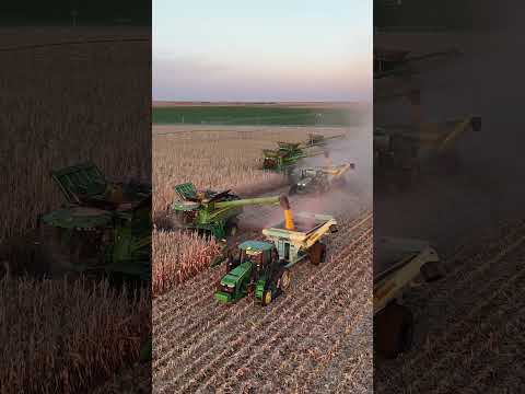 Rising Sun 🌞 S7 700 Combine #JohnDeere #S7Combines