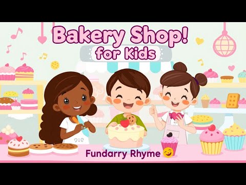 Bakery Shop Song for Kids 🍪🎂 | Fun Nursery Rhyme | Learning with MelodyKidsMVD