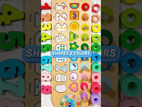 Learning Games for 3 Year Olds | Learning Videos for Toddlers Shapes and Colors #shorts