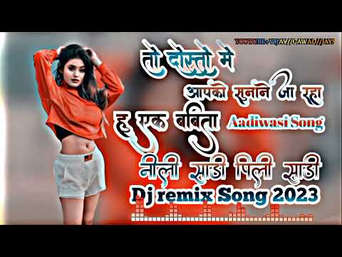 Dj remix song नीली साडी पीली साडी आदिवासी song #aadivasitimli #song