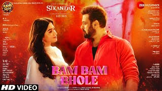 Bam Bam Bhole Video Song - Sikandar | Salman Khan, Rashmika Mandanna | Bam Bam Bhole Shambhu Song