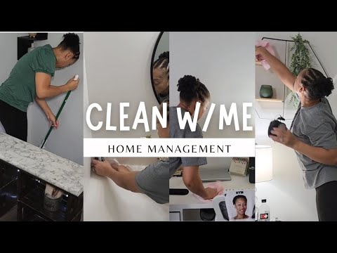 CLEAN WITH ME |RELAXING CLEANING MOTIVATION | HOME MANAGEMENT