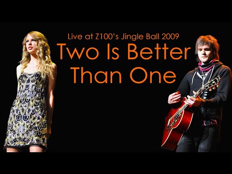 Boys Like Girls & Taylor Swift - Two Is Better Than One (Live at Z100 Jingle Ball 2009)