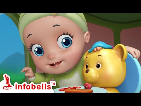 Playing with Toy - Don't Waste Food | Bengali Rhymes and Cartoons | Infobells #bengalirhymes