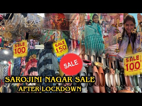 Post Lockdown Sarojini Nagar *New* Collection || Rs.100 Top, Denim, jewelry, Shoes ||Dimple Bhardwaj