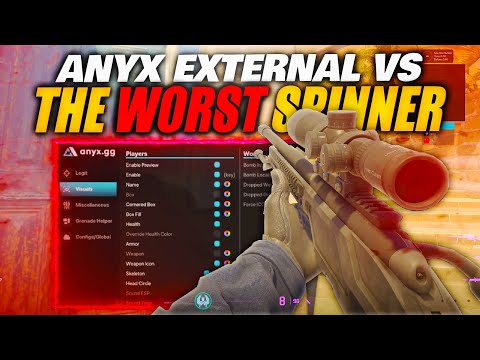 ANYX External CS2 Cheat VS The WORST SPINNER (Prime CS2 Cheating)