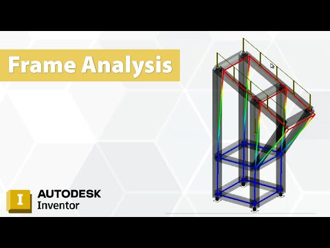 Como criar análise em estruturas de perfis metálicos com o Frame Analysis no Autodesk Inventor 2023