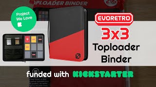 EVORETRO | Shield+ Toploader Binder the toploaded Card Storage Solution (Kickstarter Success)