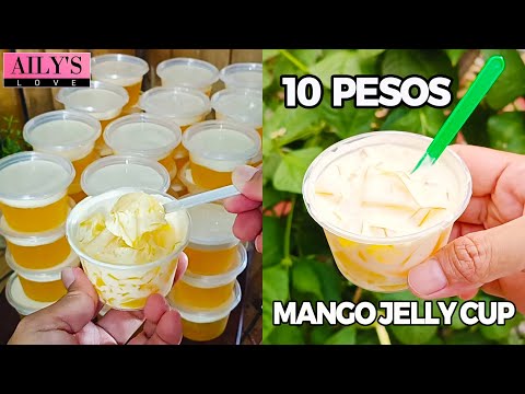 TRENDING AT DINUDUMOG MABENTANG DESSERT PATOK NA PANGNEGOSYO - MANGO JELLY CUP