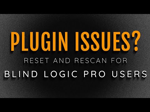 QuickTip: Plug ins Giving You Issues? How to Reset and Rescan Plug Ins In Logic Pro With VoiceOver