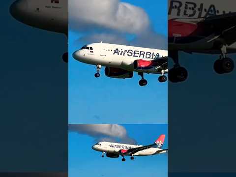 Air Serbia 🇷🇸 landing at Barcelona AirPort #youtubeshorts #remix #planespotting #shorts #short