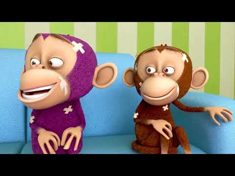 Five Little Monkeys    - A  Song for Children