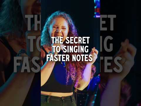 The Secret to Singing Faster Notes #voice #singing #music #demilovato #shorts