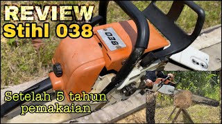 CHAINSAW  STIHL 038#Review#Cut Test#Clone