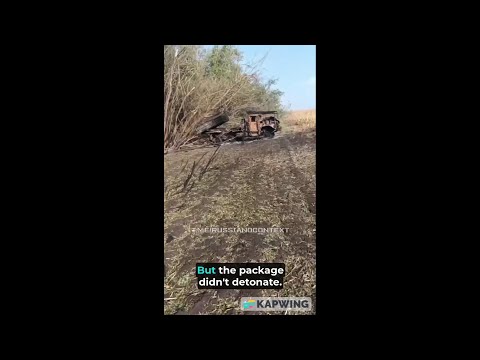 Russian Films Two BM-21 Grads Destroyed by HIMARS