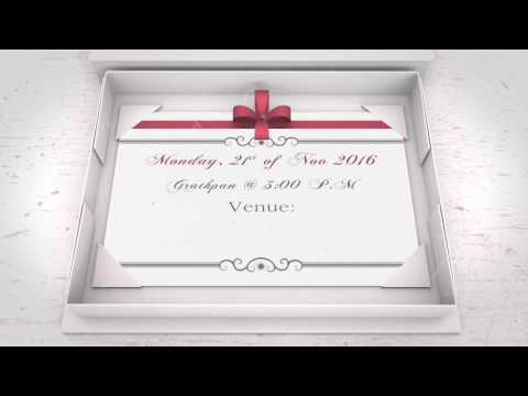 wedding invitation Roshan weds Jaishree