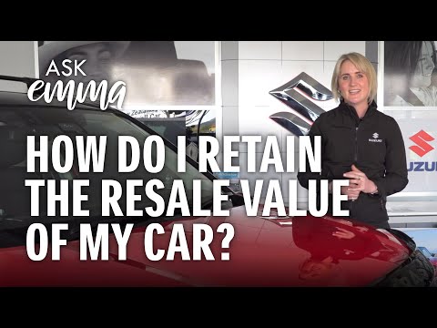 How do I retain the resale value of my car?