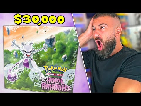 I Opened One of The Rarest $30,000 Pokemon Boxes Made